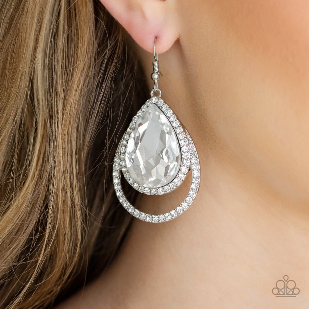 Famous White Earrings - Picture 3 of 3